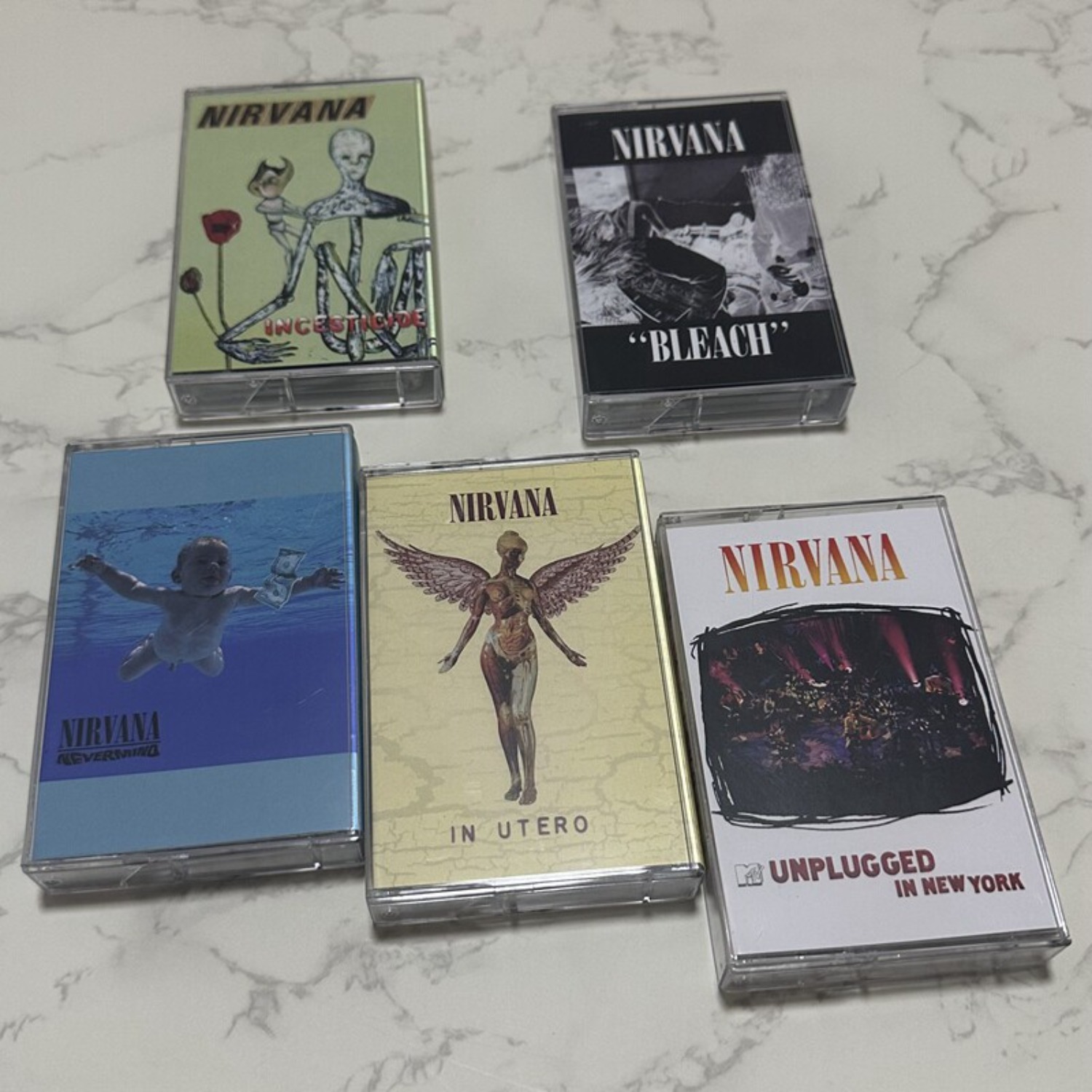 Vintage Collectible & Vintage Dolls - Complete albumcollectie cassettebandjes alternatieve rock vintage