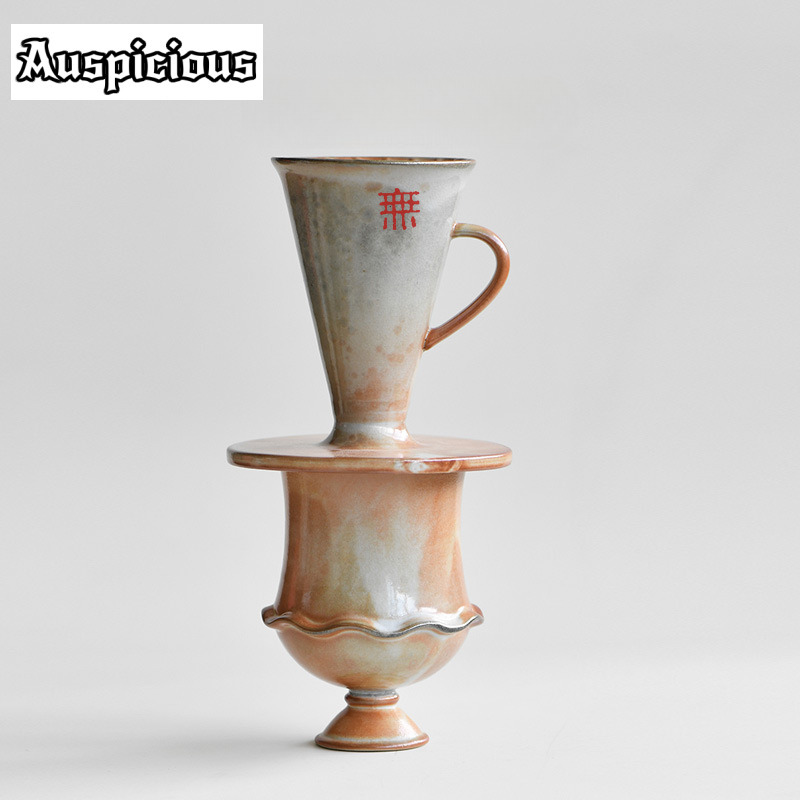 Vintage Collectible Pottery - Boutique Grof Aardewerk Handgemaakte Koffiekop Set