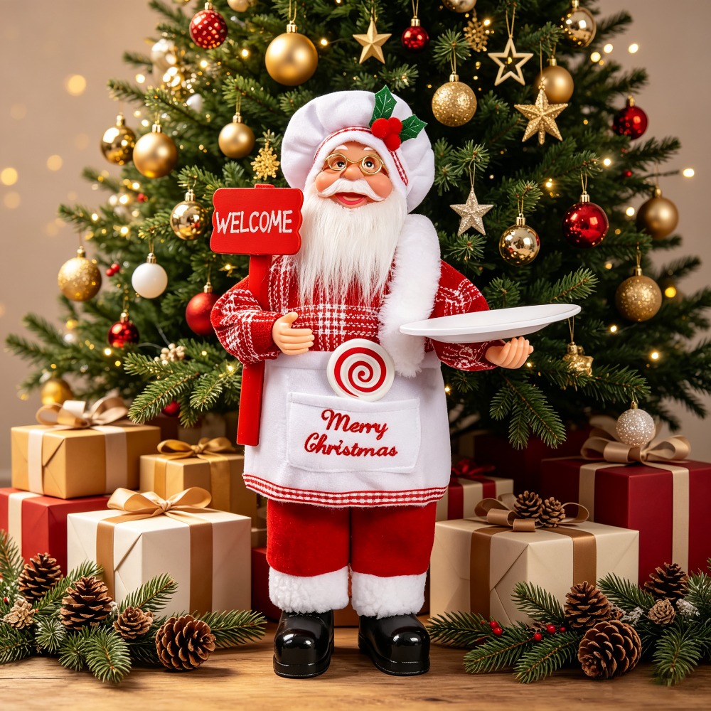 Vintage Collectible Santa - Een kersttafeldecoratie in de vorm van