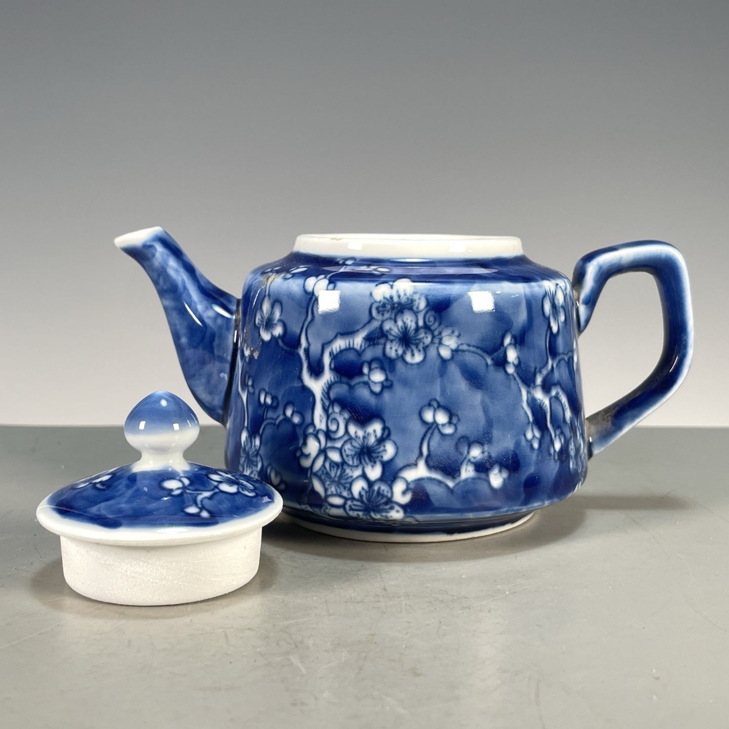 Handgeschilderde blauw-witte p - Vintage Collectible Pottery recensie en prijs