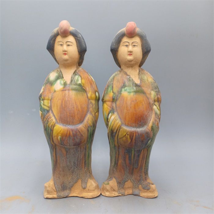 Oude collectie Tang Sancai ges - Vintage Collectible Pottery recensie en prijs