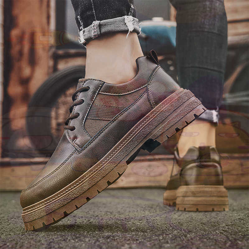 Donker natuurlijk leer Mode-sn - Vintage Collectible Shoes recensie en prijs