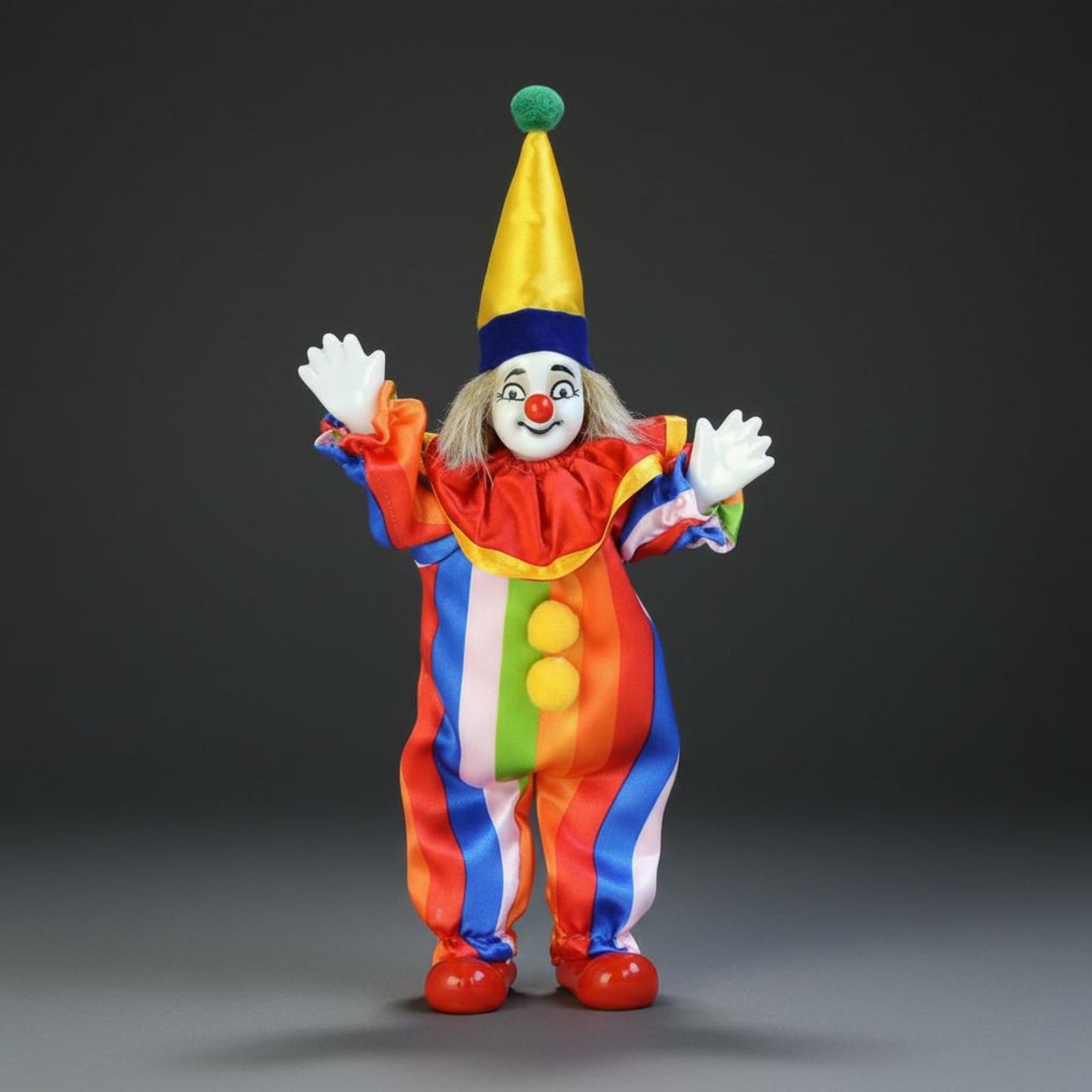 Vintage porseleinen clownpop,  - Vintage Collectible & Vintage Dolls recensie en prijs
