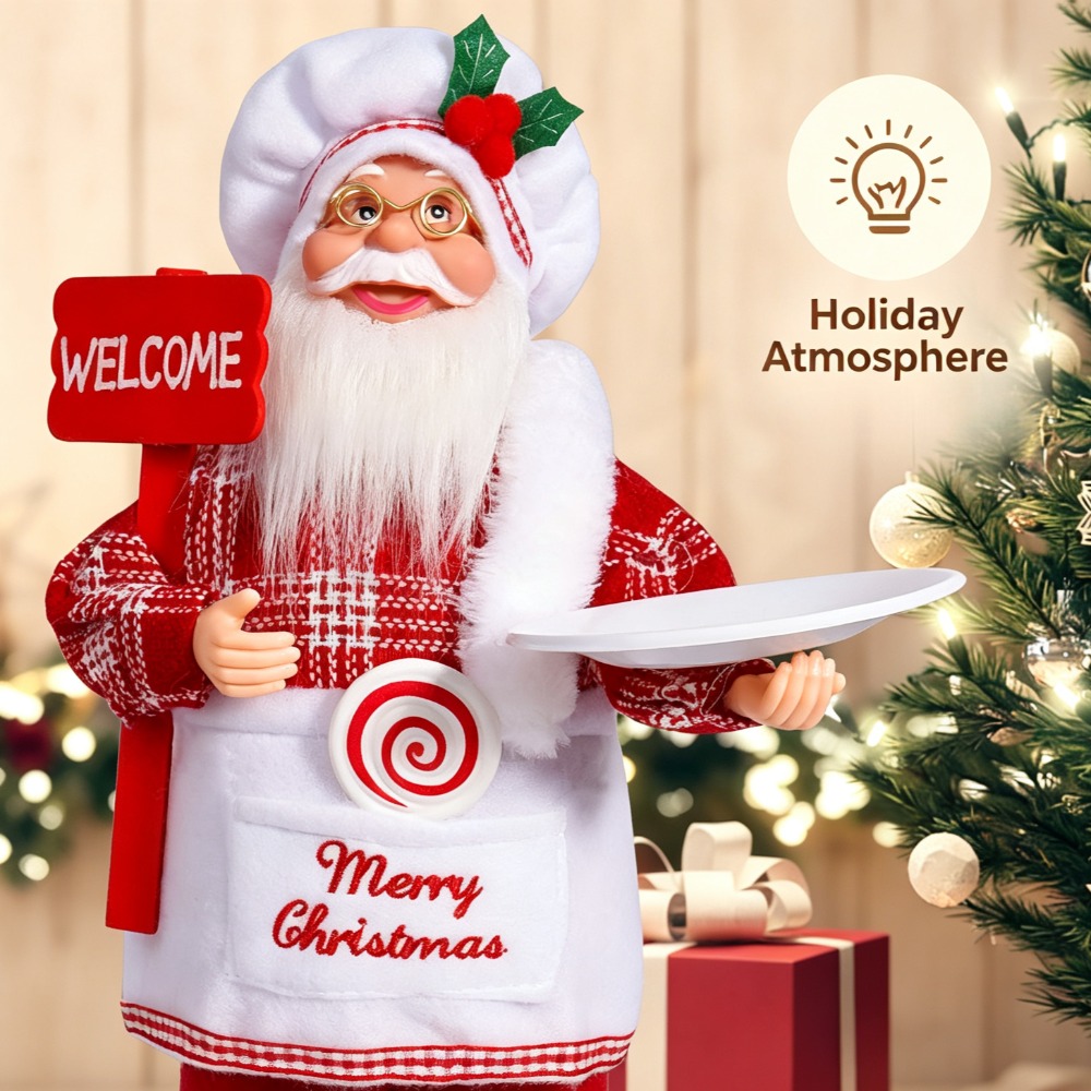 Een kersttafeldecoratie in de  - Vintage Collectible Santa recensie en prijs