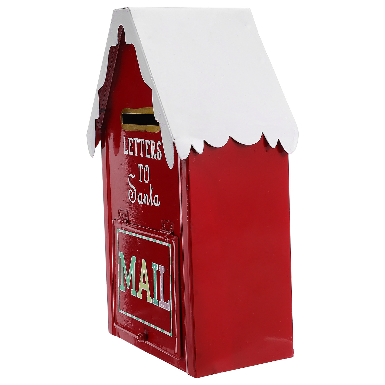 Kerstman-brievenbus, metalen r - Vintage Collectible Santa recensie en prijs