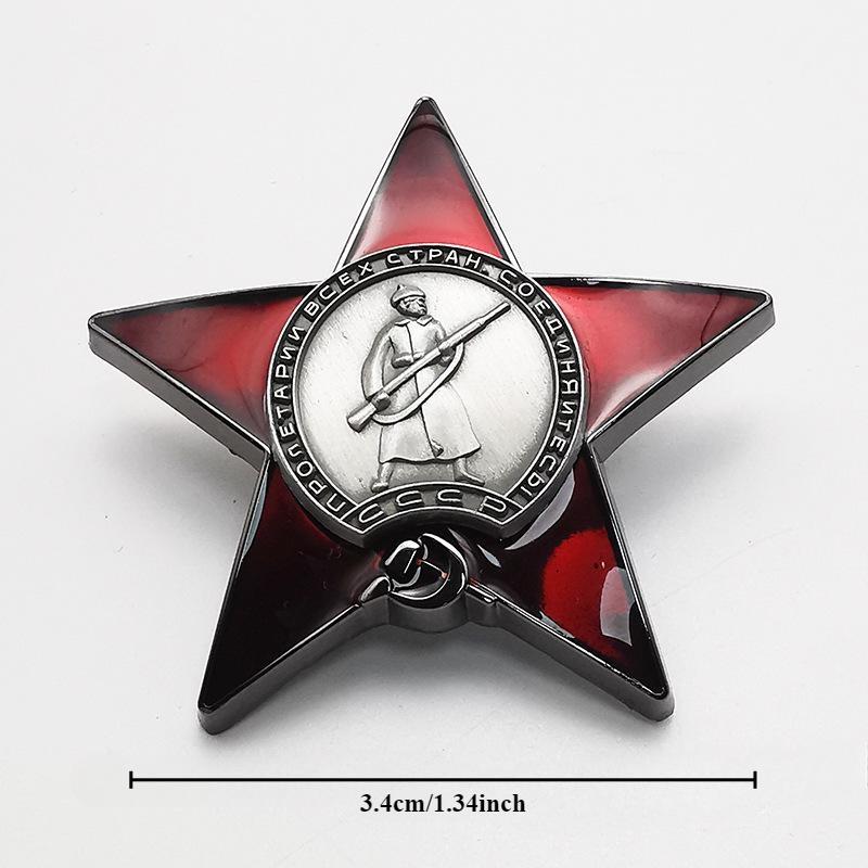 1Pc Red Star Badge Reversspeld - Vintage Collectible Classics recensie en prijs