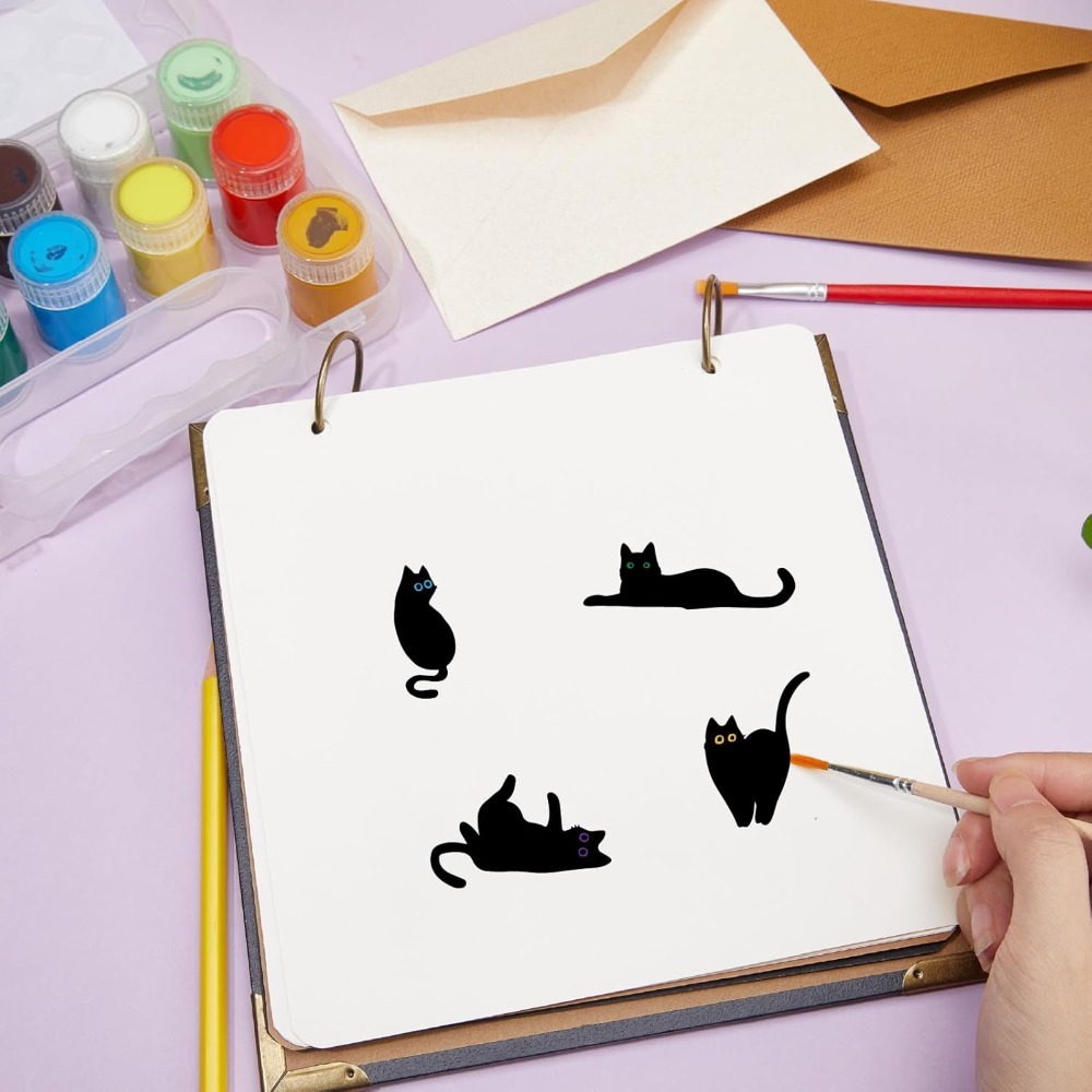 Zwarte Kat Clear Rubber Stempe - Vintage Collectible Magazines recensie en prijs