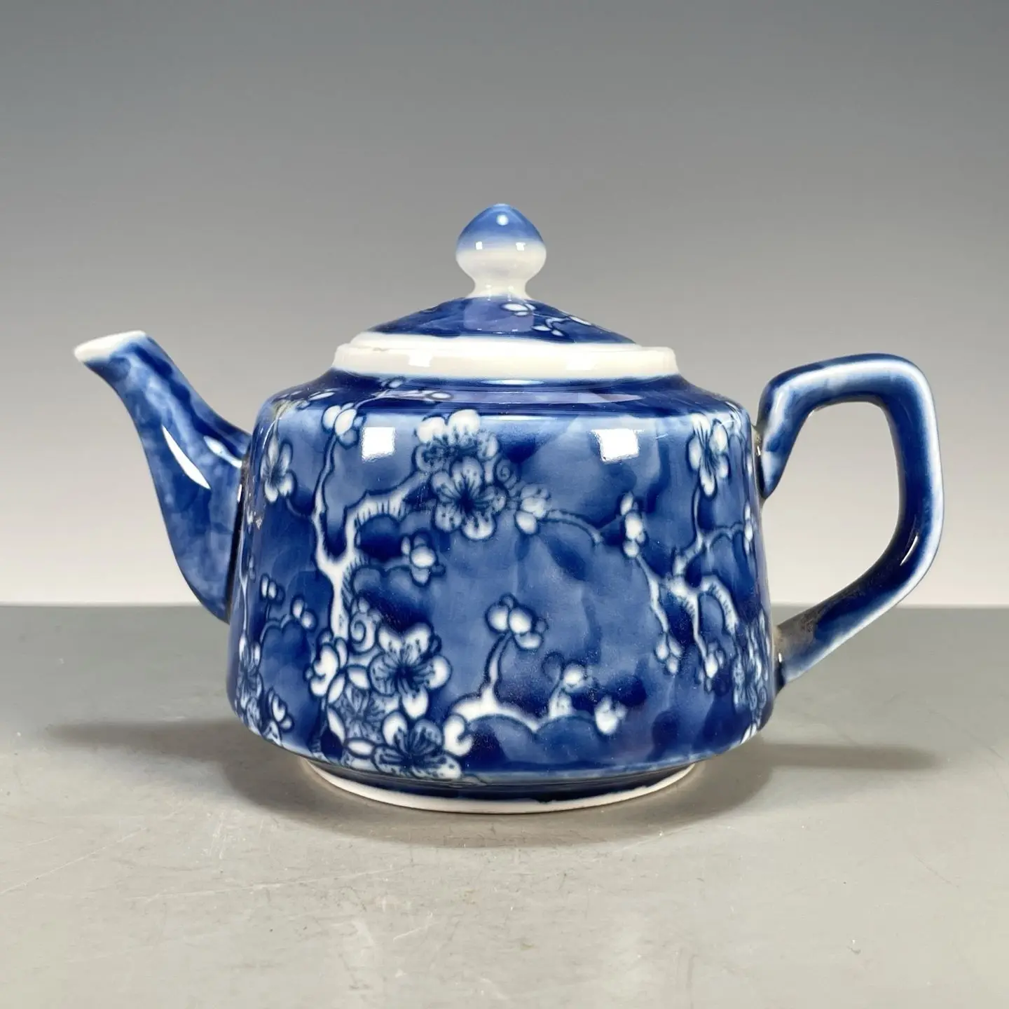 Handgeschilderde blauw-witte p - Vintage Collectible Pottery recensie en prijs